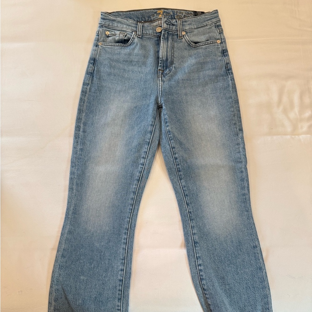 7 For All Mankind Light Blue Denim Jeans